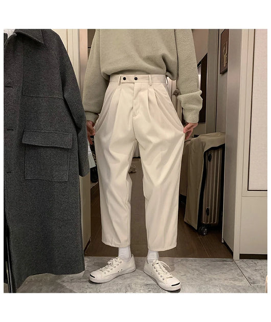 Pantalones Casuales Holgados Vintage para Hombre con Detalle Colgante - Image 15