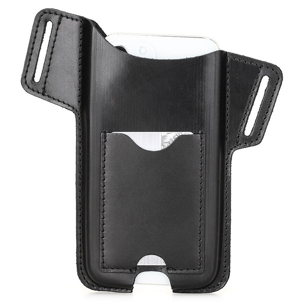 Bolsa Cinturón para Celular de Cuero Crazy Horse - Resistente para Actividades Outdoor - Image 6