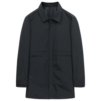 Gabardina Clásica para Hombre Lapel - Image 12
