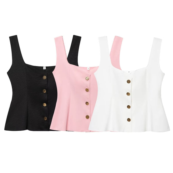 Musculosa Elástica para Mujer