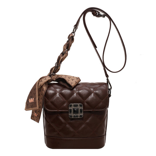 Bolso Bucket Retro con Textura Occidental para Mujer - Image 3