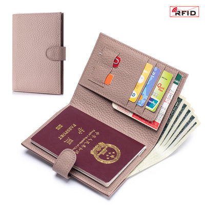 Bolsa Pasaporte Ultradelgada de Cuero con Protección RFID - Image 20
