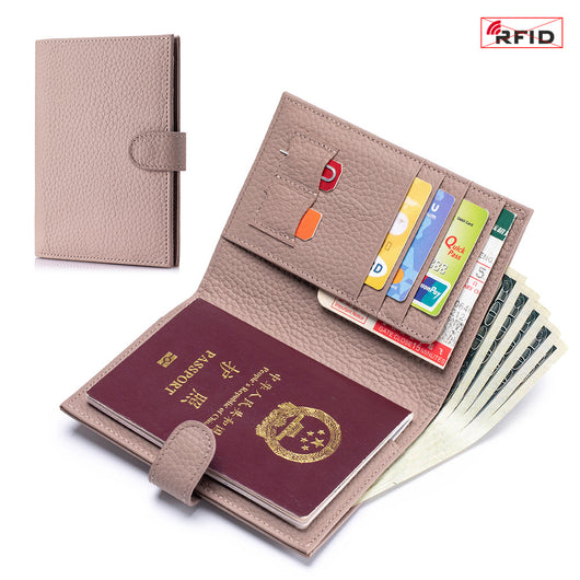 Bolsa Pasaporte Ultradelgada de Cuero con Protección RFID - Image 20