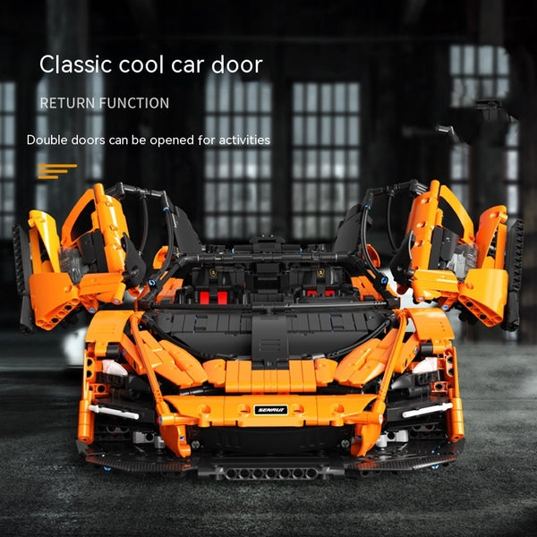 Kit de Construcción de Auto Deportivo con Bloques de Precisión