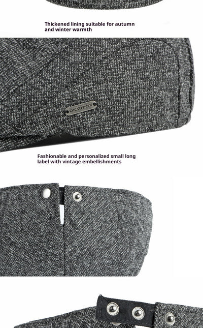 Boina Gruesa Cálida para Hombre - Versátil y Combinable - Image 7