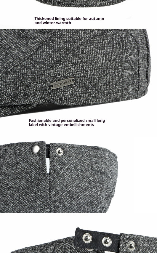 Boina Gruesa Cálida para Hombre - Versátil y Combinable - Image 7