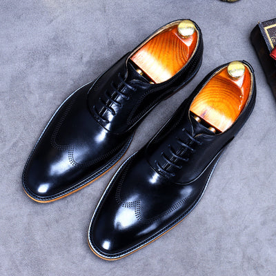 Zapatos de Cuero Británicos Retro con Forro de Ante - Elegancia Clásica para Negocios - Image 10