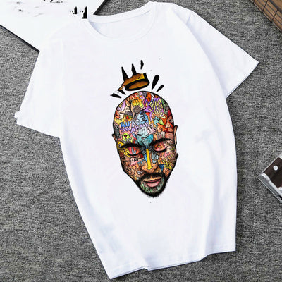Camiseta Unisex Hip-Hop con Estampado Trendy
