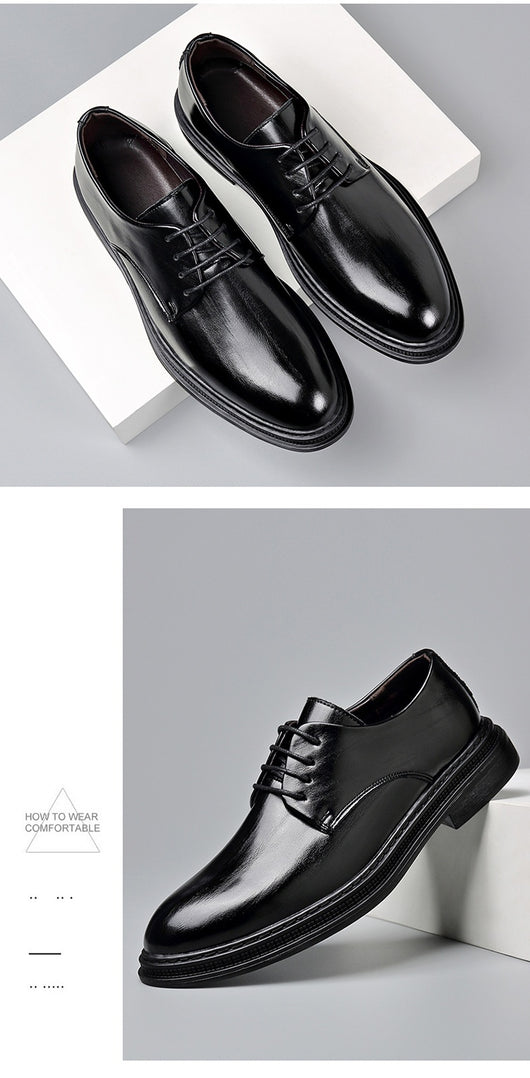 Zapatos de Cuero para Hombre - Elegancia Formal para Bodas y Eventos - Image 24