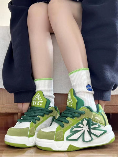 Zapatos Deportivos Estilo Coreano con Plataforma Elevada y Base Reforzada - Image 10