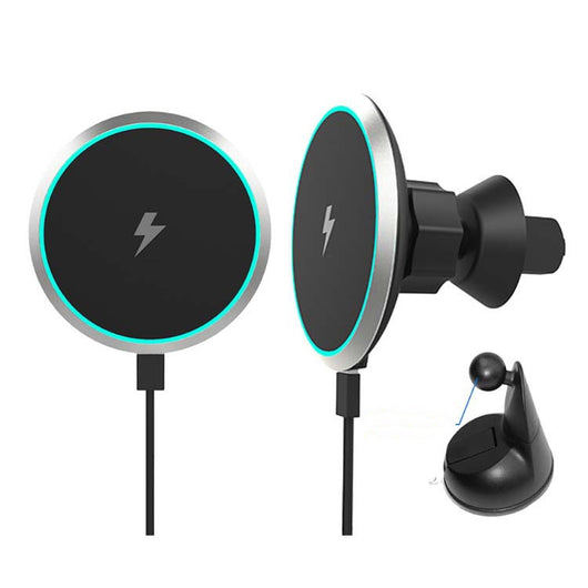 Cargador Magnético Inalámbrico 15W para Auto - Soporte Ventilación Carga Rápida - Image 6