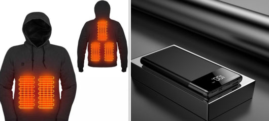 Sudadera Térmica USB con Calefacción Eléctrica para Hombre - Abrigo Deportivo Invierno - Image 8