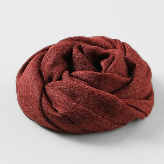 Pañuelo Artístico de Algodón y Lino - Colores Sólidos Elegantes - Image 43
