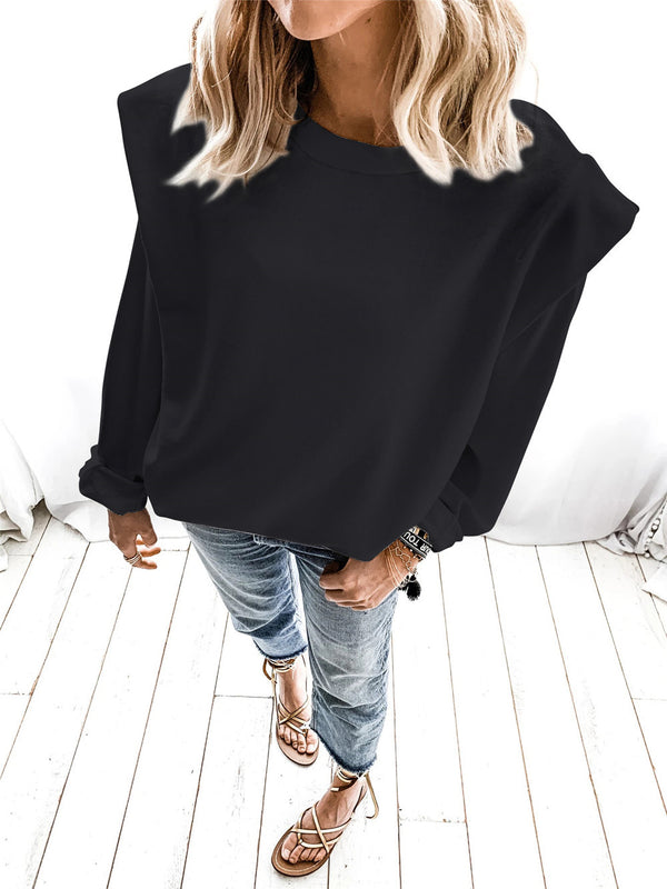 Sudadera Acolchada de Manga Larga para Otoño e Invierno - Diseño Holgado y Cómodo