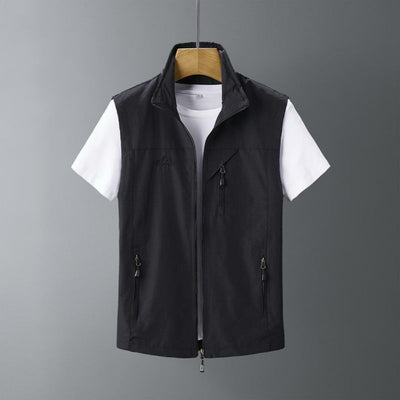 Chaleco de Piel de Conejo para Hombre - Abrigo Casual Outdoor - Image 5