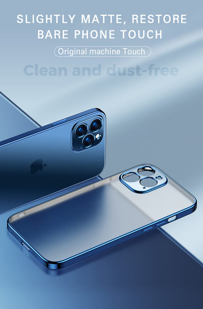 Funda Cuadrada con Acabado Mate Transparente y Placa de Lujo - Image 7