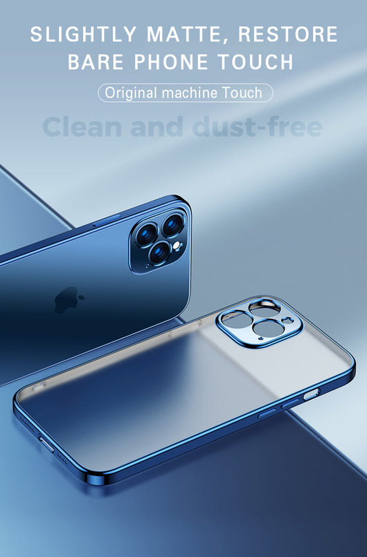 Funda Cuadrada con Acabado Mate Transparente y Placa de Lujo - Image 7