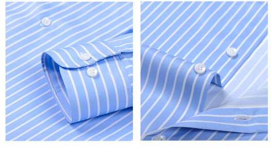 Camisa Ejecutiva de Rayas Premium para Hombre - Image 16