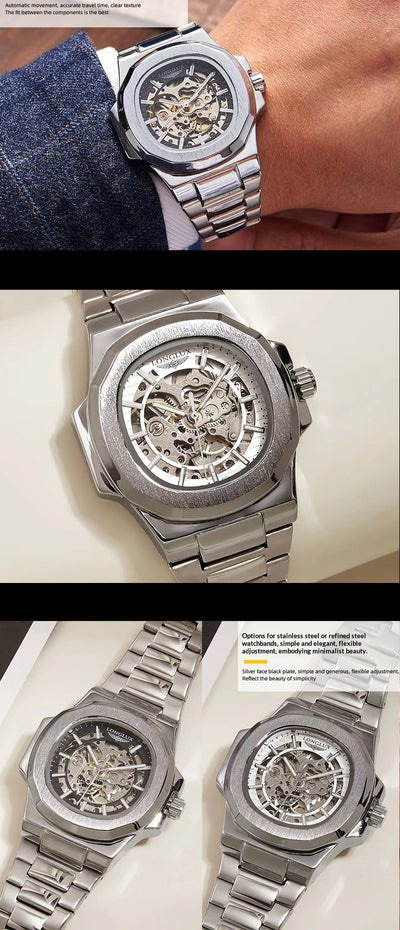 Reloj Automático Empresarial con Esfera Luminosa - Image 16