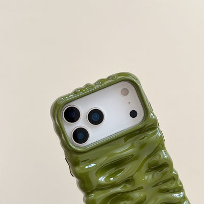 Funda Plisada 3D con Patrón Crema para Carcasas Lisas - Image 16