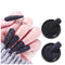 Polvo de Uñas Efecto Gasa Starlight Negro - Acabado Azucarado Premium