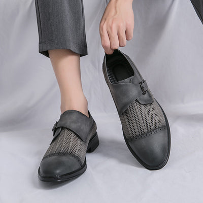 Sandalias de Cuero Respirable con Punta Afilada - Comodidad Casual - Image 4