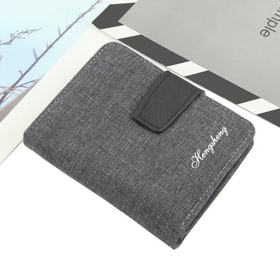 Billetera Corta Hombre Múltiples Compartimentos Estilo Casual - Image 8