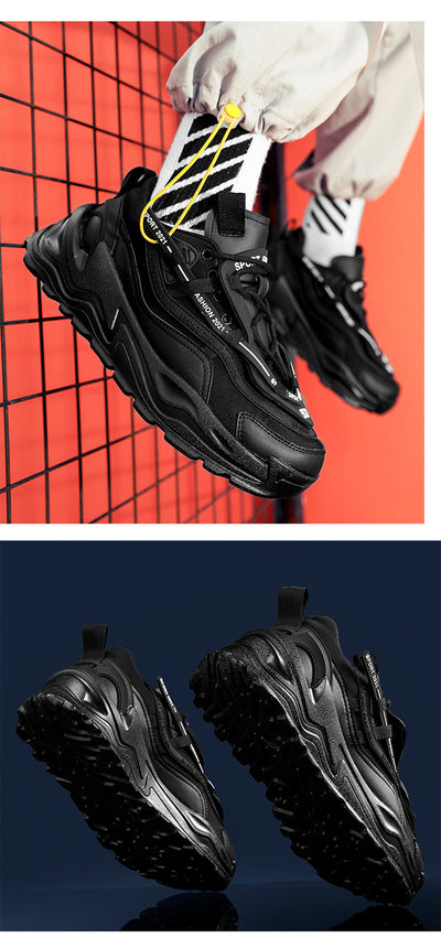 Tenis Casuales Tipo Daddy Mesh Suela Plana Talla Grande para Hombre - Image 7