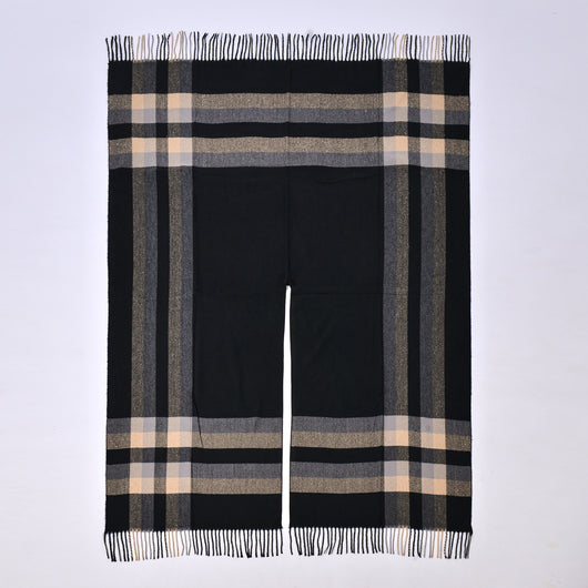 Chal con Borlas y Diseño Escocés Jacquard - Image 38
