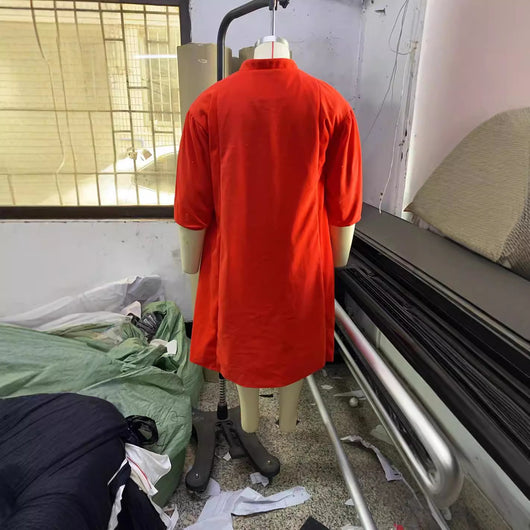 Abrigo Largo de Lana para Mujer con Detalle de Lazo - Image 3