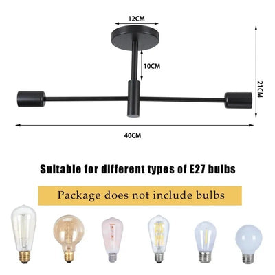 Lámpara de Techo Ramificada LED para Sala y Comedor - Image 13