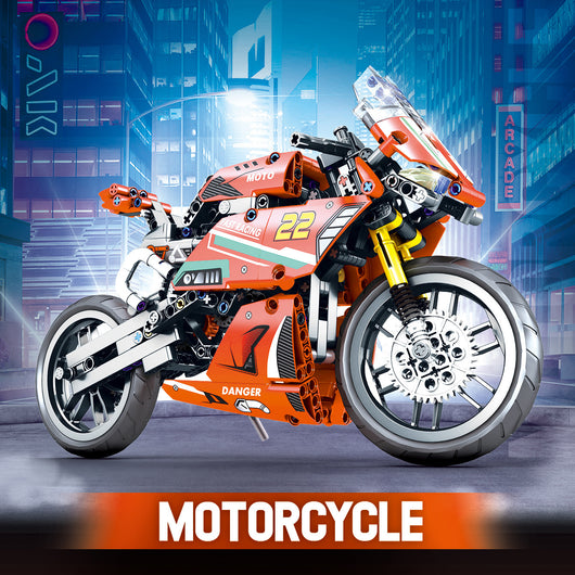 Bloques de Construcción Moto - Puzzle Educativo para Niños - Image 10