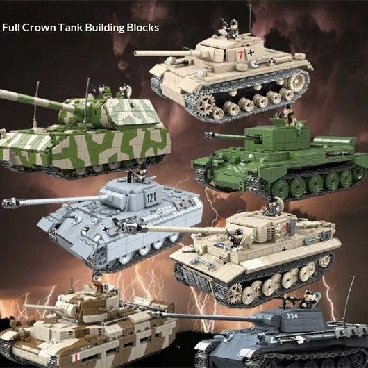 Tanque Militar de Bloques de Construcción Compatible con Minifiguras - Image 2