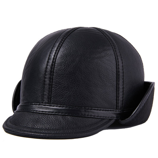 Gorro de Invierno en Piel de Borrego con Forro Térmico para Hombre