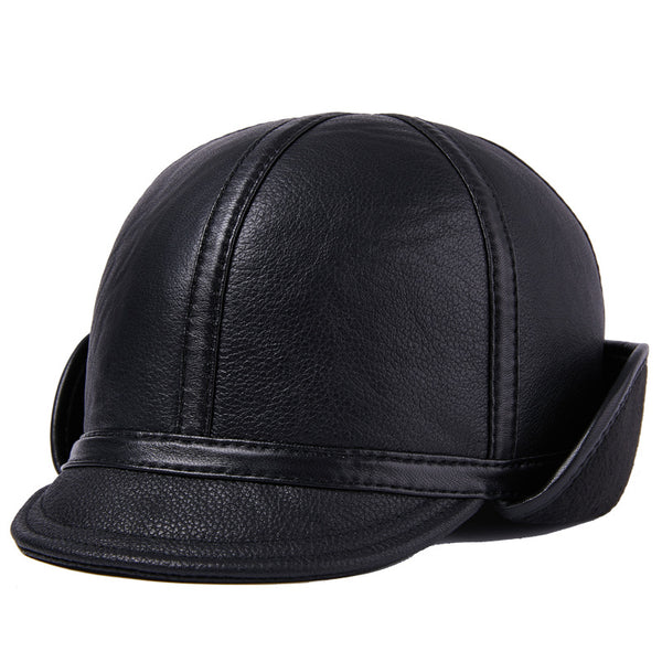 Gorro de Invierno en Piel de Borrego con Forro Térmico para Hombre