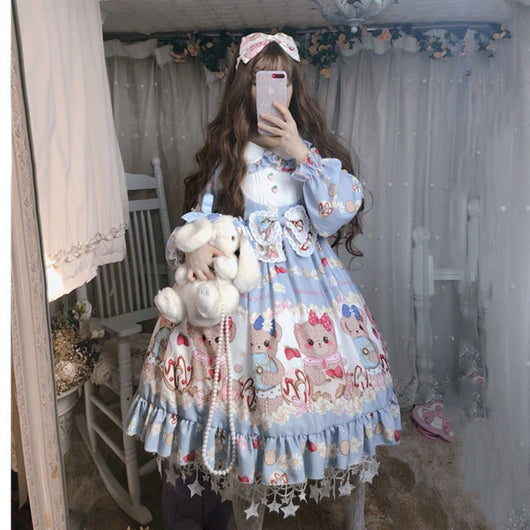 Falda Lolita Princesa Soft Girl - Vestido Elegante y Romántico - Image 3