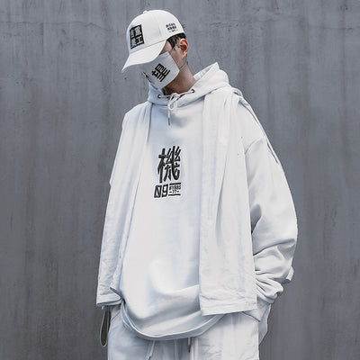 Sudadera con Capucha Estampada Suelta Tendencia - Image 12