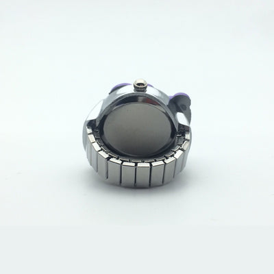 Reloj de Dedo en Anillo de Aleación Plateada - Pareja de Moda - Image 6