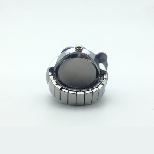 Reloj de Dedo en Anillo de Aleación Plateada - Pareja de Moda - Image 6