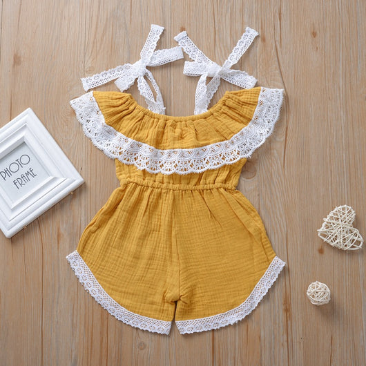 Jumpsuit Monohombro de Encaje para Niña - Diseño Moderno y Elegante - Image 5