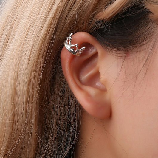 Aretes Retro Hueco Cierre Simple