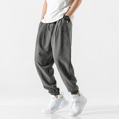 Pantalones Harem Sueltos de Nueve Puntos para Hombre - Versátiles y Cómodos - Image 8