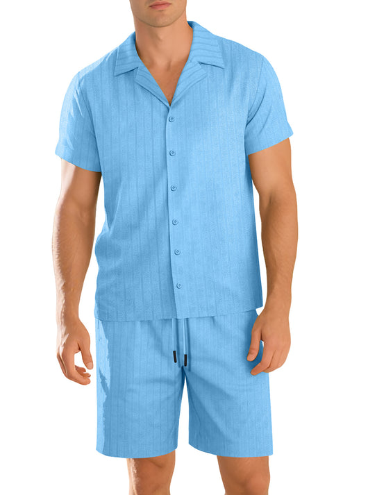 Conjunto de Camisas Casuales de Manga Corta para Hombre - Image 5
