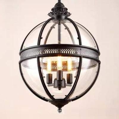 Lámpara Colgante de Cristal Estilo Industrial Retro para Hoteles y Comedores - Image 4