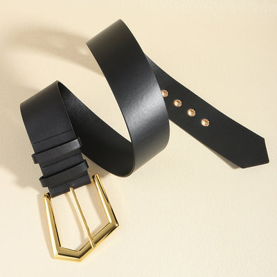 Cinturón Elástico Metálico Negro Ajustable - Accesorios de Moda para Abrigos y Faldas - Image 8