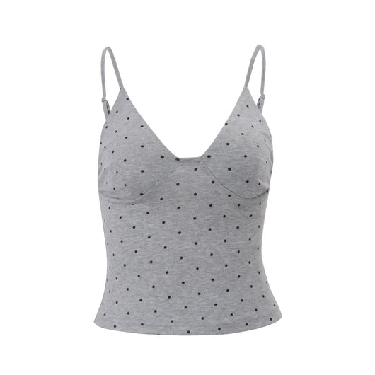 Blusa Camiseta Lunares Ajustada y Elegante para Mujer - Image 5