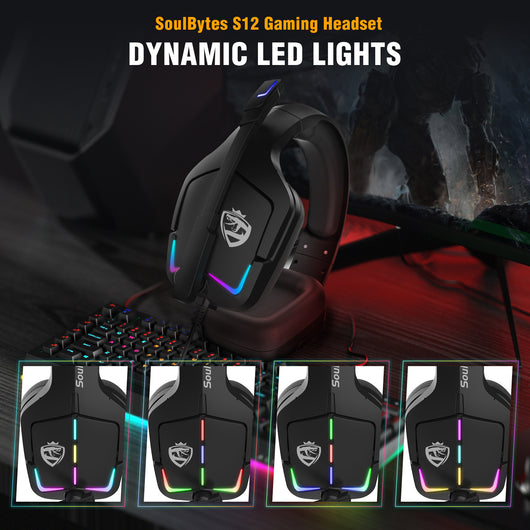 Auriculares Gaming RGB con Micrófono para PC y PS4