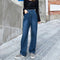 Pantalón Ancho de Tiro Alto con Hebilla Ajustable