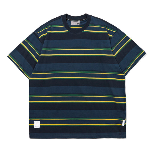Camiseta Hombre Rayas Cuello Redondo Corte Relajado Estilo Retro - Image 10