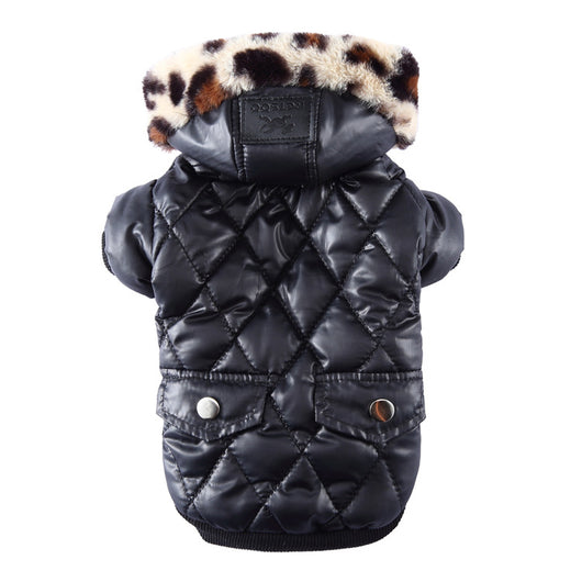 Abrigo para Perros Otoño-Invierno con Cuello de Piel - Ropa Térmica Importada - Image 16